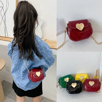 Sevimli Küçük Kızlar Mini omuzdan askili çanta Çocuklar için Moda bozuk para cüzdanı Küçük Çanta Güzel Rugan çocuk postacı çantası