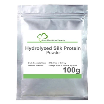 Cilt Bakımı için Yüksek Kaliteli Hidrolize ipek protein Tozu、ipek Fibroin Kozmetik Hammaddesi