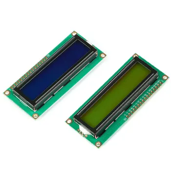 1 adet 602 HD44780 Karakter Ekran Modülü 16x2 1LCM Sarı blacklight Yeni LCD1602 Denetleyici mavi siyah ışık