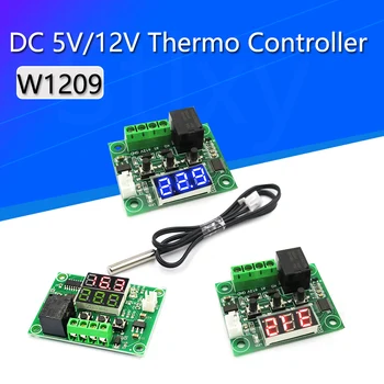 W1209 DC 5V 12V isı serin sıcaklık termostat sıcaklık kontrol anahtarı sıcaklık kontrol cihazı termometre termo denetleyici