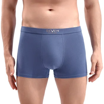 3 adet Moda erkek İç Çamaşırı Pamuk Seksi Boksörler Erkek Külot U Dışbükey Şort Orta Bel Pantolon Düz Renk 4XL