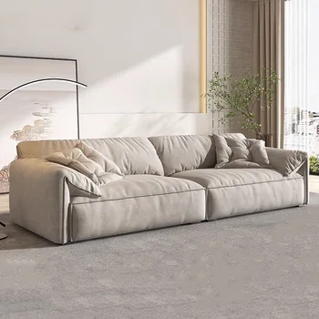 Işık lüks İskandinav kanepe kesit yüksek kaliteli küçük Aile kanepe artı boyutu sıradışı ergonomik okuma kanepe Salon mobilyaları