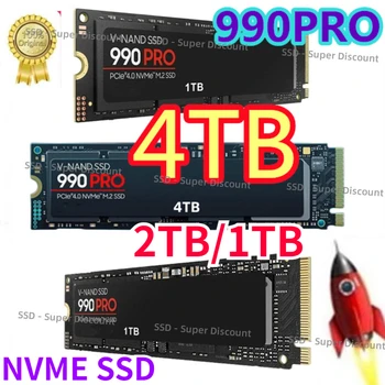Yeni Orijinal 990 Pro SSD M. 2 2280 1 TB/2 TB/4 TB Dahili SSD M2 2280 PCIe Gen 4. 0X4 NVMe Arayüzü ile Uyumlu PS5 / Dizüstü Bilgisayar