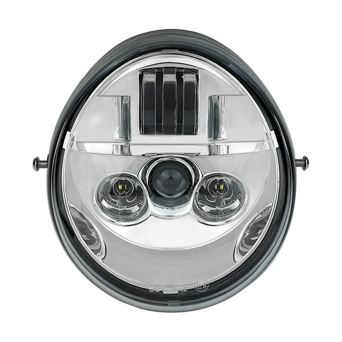 V Çubuk için VRSCF VRSC VRSCR 2002-2017 Vrod LED Ön Far Hİ / Düşük ışın motosiklet farı Lambası, Gümüş