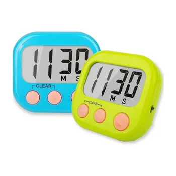 Manyetik LCD Dijital Mutfak geri sayım sayacı Kronometre Standı ile Pratik Pişirme Pişirme Spor çalar saat Hatırlatma Araçları