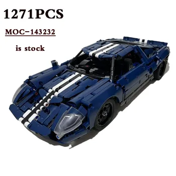 Klasik Yarış MOC-143232 * GT40 Mk1 Alternatif Tasarım 42154 B Yapı Taşı Oyuncak 1271 Parçaları DIY Çocuklar Eğlenceli Oyuncak doğum günü hediyesi