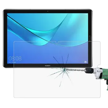 Huawei Mediapad M6 10.8 inç için 9H 2.5 D Patlamaya dayanıklı Temperli Cam Filmi