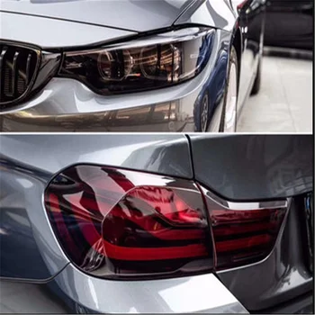 oto styling 1 Adet 30 * 60 cm araba ışık yapışkan film Mercedes W204 W203 W211 BMW E46 E39 E60