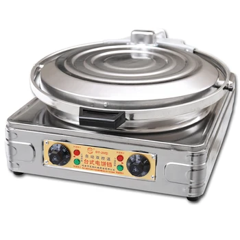 Elektrikli fırın tepsisi gözleme Pot ticari masaüstü pişirme fırını makinesi çift taraflı ısıtma gözleme Pot DY-20