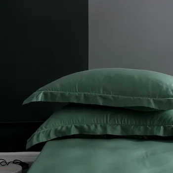 2 adet Dut İpek Yastık Kılıfı Düz Renk Zarf Saf İpek Yastık Kılıfı Sağlıklı Uyku Renkli Yastık Örtüsü