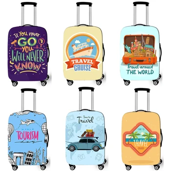 2023 Yeni Seyahat Bavul Koruyucu Kapak valiz Seyahat Aksesuarları Elastik Bagaj tozluk İçin Geçerlidir 18