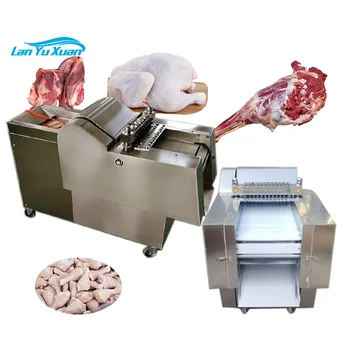 Chicago Ticari Dondurulmuş Sığır Kesici Makinesi Et Kemik Kesim Kesme Et Küp Kesici Makinesi Et Tavuk Kesme Makinesi Fiyat