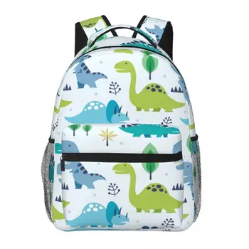 Dinozorlar 3d Baskı okul çantası seti Genç Kızlar için Birincil Çocuklar Sırt Çantası Kitap Çantaları Çocuk Sırt Çantası Satchel