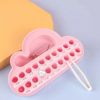 Koleksiyon Organizatör Diş Depolama Tutucu Çin Metin Süt Dişleri Durumda bebek dişi Kutusu Diş saklama kutusu Lanugo Şişe