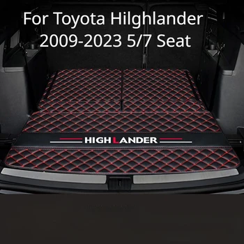 Araba Gövde Mat Toyota Highlander Aksesuarları İçin 2009-2021-2023 5/7 Koltuk Su Geçirmez Gövde koruma Pedi İç Kargo Astarı