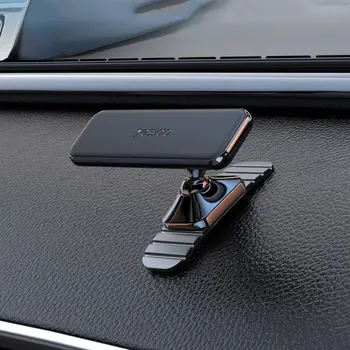 Manyetik Araç telefonu tutucu Dönebilen Mini Şerit Şekli Standı Metal Güçlü Mıknatıs GPS araç tutucu iPhone İçin