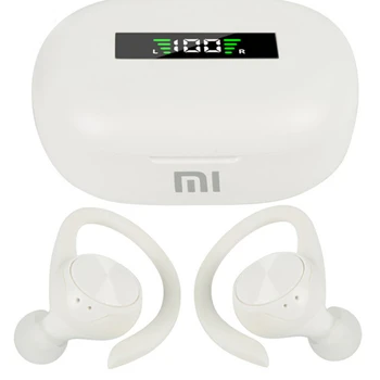 Xiaomi R200 Kulaklık Dokunmatik Kontrol HiFi 9D Stereo Spor Kulaklık Kulak Kancası Kablosuz Su Geçirmez TWS mikrofonlu kulaklık