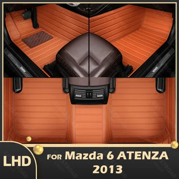 Mazda 6 ATENZA 2013 için araba paspaslar Özel oto ayak Pedleri otomobil halı kapak
