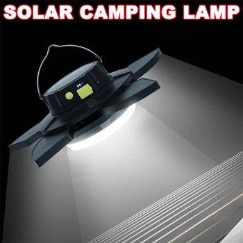 5 1 Bıçak güneş açık katlanır ışık taşınabilir USB şarj edilebilir led lamba ampul arama ışıkları kamp acil durum lambası elektrik kesintileri için
