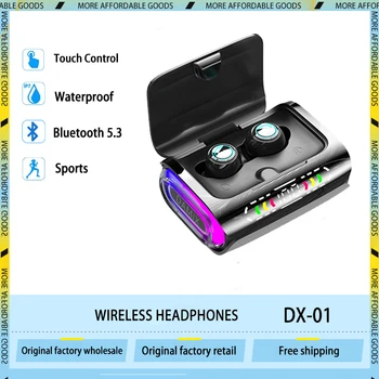 YENİ TWS Bluetooth 5.3 kablosuz kulaklıklar Dokunmatik Kulaklık Gürültü Azaltma Kulaklık 8D Stereo Spor Kulaklık Tüm Akıllı Telefonlar İçin