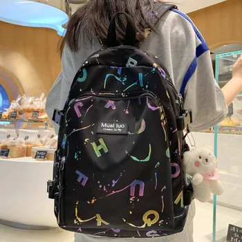 Yeni Sevimli Pembe Kolej Sırt Çantası Serin Kadın okul çantası Kız Seyahat Kitap Laptop Sırt Çantası Moda Bayanlar Moda Renk okul çantası