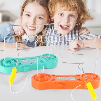 Çocuk Çocuk Çalışma Malzemeleri Oyuncaklar 1 Takım Çocuklar Çarpışma Elektrik Çarpması Eğitim Elektrikli Oyuncak Dokunmatik Labirent Oyunu Parti Komik Oyun