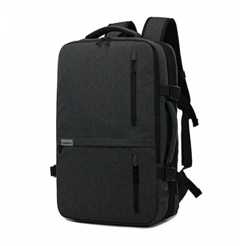 Erkek Sırt Çantaları Fit 15 inç Dizüstü Bilgisayar USB Şarj Çok Fonksiyonlu Erkekler Çok katmanlı Uzay seyahat sırt çantası İş Çantası Erkek Mochila