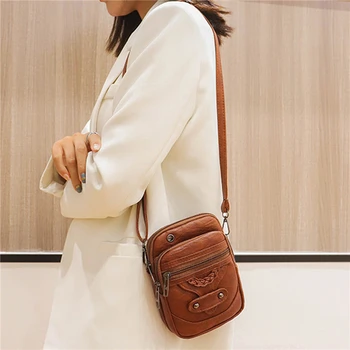 Kadın Çantası Yüksek Kaliteli Rahat omuz çantaları klasik postacı çantası Çok katmanlı Yumuşak askılı çanta Ayarlanabilir Kadın Çanta Çanta