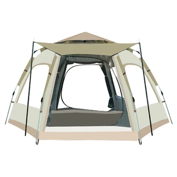 Otomatik Anında kolay kurulan çadır Taşınabilir Su Geçirmez Çadır Aile Kamp çadırı Kabin Açık Kamp Yürüyüş için