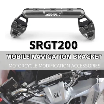 Motosiklet aksesuarları uygun GPS mobil navigasyon braketi adaptör braketi Aprilia SRGT200 SR GT 200
