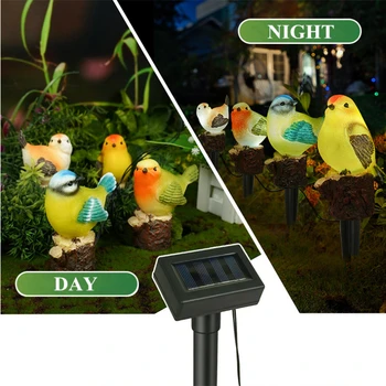 Güneş Enerjisi Lambası LED Kuş Salyangoz çim ışığı Bahçe Peyzaj Lambası Açık Yard Aydınlatma Yaratıcı Heykeli Süs