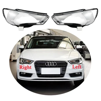 Audi İçin kullanın A3 2013 2014 2015 2016 Far Kapağı Far Kabuk Headhights Lens Abajur Şeffaf Pleksiglas