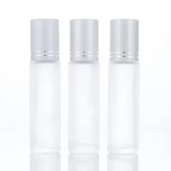10 ml Buzlu Cam rolon şişe 10cc uçucu yağ Şişeleri Örnek Ekran Cam şişe ambalajı 20 adet / grup