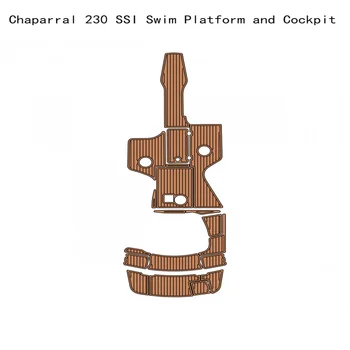 Chaparral 230 SSI Yüzmek Platformu Kokpit Tekne EVA Köpük Sahte Tik Güverte zemin pedi