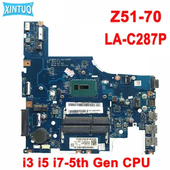 AIWZ0 / Z1 LA-C287P Anakart için Lenovo Z51-70 Laptop Anakart 5B20J23574 ile ı3 ı5 ı7-5th Gen CPU DDR3 %100 % test çalışma