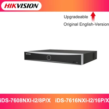 Orijinal Hikvision 8Ch / 16CH 1U 8PoE/16POE 4 K DeepinMind NVR ıDS-7608NXI-I2/8 P/X ıDS-7616NXI-I2 / 16 P / X