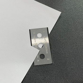 Tungsten Çelik Üç delikli Bıçak Kompozit Kağıt-plastik Torba Yumuşak Ambalaj Perlit Film Kraft Kağıt Alüminyum Folyo Kesme