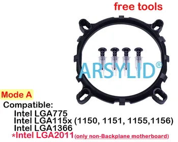 ARSYLID CPU fan braketi Intel LGA775 1151 1366
