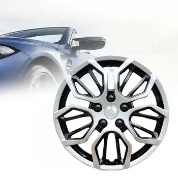 Genel Amaçlı Araba Tekerlek Kapağı Yeni Gümüş Siyah Tekerlek 15 Modifikasyon Parçaları Toptan Parçaları Oto Araba Araba Hub İnç Tekerlek Kapağı A7N8