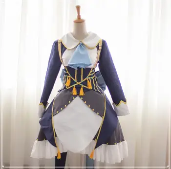 [Özelleştirilmiş] Anime Touhou Projesi Izayoi Sakuya Lolita Elbise Cosplay Kostüm Herhangi Bir Boyut Tam Set Kadın Cadılar Bayramı Ücretsiz kargo.