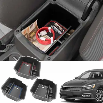 Araba Kol Dayama Kutusu Depolama Volkswagen VW Tiguan 2016-2020 İçin Merkezi Konsol saklama kutusu Araba Styling R3A8