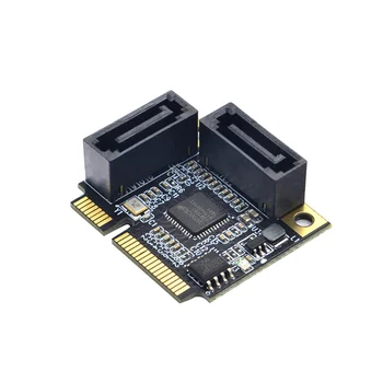 PCI-E PCI Express 2 Port SATA 3.0 Dönüştürücü SSD HDD SATA3 Denetleyici Genişletme Kartı SATA Çarpan Ekle Kart