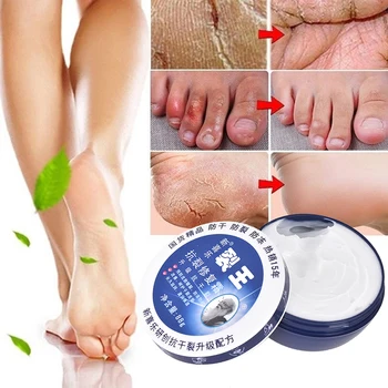 Geleneksel Çin Kozmetik Anti Kuru Çatlak Onarım Topuk Ayak Bakımı Ayak Balsamı Peeling Ayak Kremleri El Kırık Topuk Kremi
