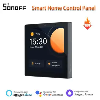 SONOFF NSPanel Akıllı Ev Kontrol Paneli Akıllı Sahne Duvar Anahtarı Wifi Akıllı Ev Termostat Ekran Anahtarı Alexa İle Çalışır Sıcak