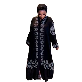 Kadınlar için afrika Elbiseler Afrika Robe Femme Müslüman Moda Abaya Lüks Sıcak Matkap Abayas Boubou Parti Törenlerinde Afrika Giysi
