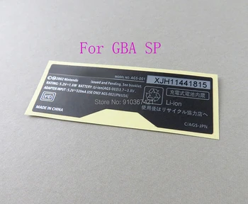 500 adet/grup Sıcak Satış Etiketleri Çıkartmalar Gameboy Advance / SP / Renk / Cep Değiştirme GBA / GBA SP / GBC / GBP Oyun Konsolu