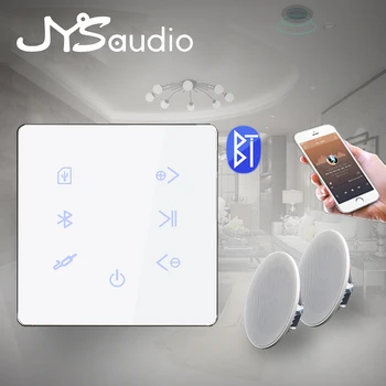 Bluetooth Duvar Amplifikatör Dokunmatik Tuş Müzik Paneli Ev Sinema Arka Plan Müzik Sistemi ile 4.5 