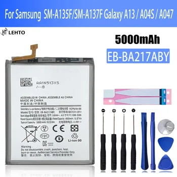100 % Orijinal EB-BA217ABY Pil Samsung Galaxy M12 / A13 4G / A135 / A21S / A207 / A217 / A12 / A125H Telefonu Bateria