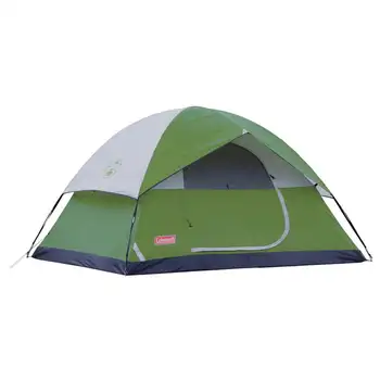 4 Kişilik Kubbe Kamp Çadırı, 1 Oda, Yeşil Çadır Kamp duş çadırı direkleri Açık çadır Çadır olaylar için Çadır olaylar için Çadır Kamp ac