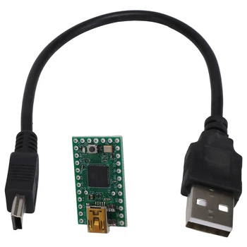 Teensy 2.0 USB AVR ATMEGA32U4 Geliştirme Kurulu genişletme kartı U Disk Deney Kurulu Arduino İçin Veri Kablosu İle